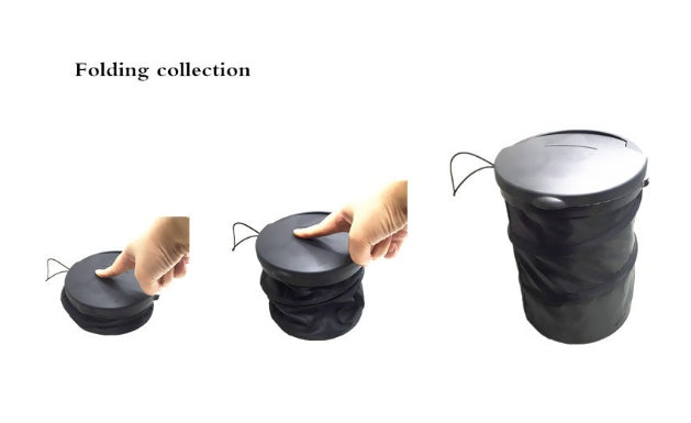 Car Trash Bin Cans Folding Garbage Dust