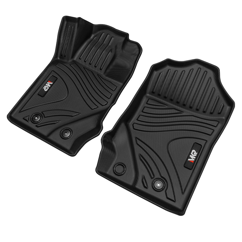 Car Floor Mats For 2021-2023 Ford Bronco 3D TPE All-Weather Full Set Interior