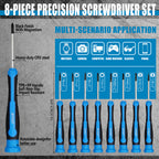 One Hundred-Piece Screwdriver Set, Home Repair Tool Kit, Automotive Repair Tools