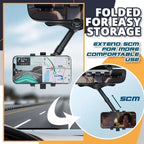 Phone Holder For Car Rotatable And Retractable, Multifunctional 360 View
