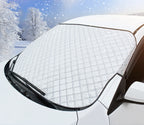 Winter front windshield antifreeze cover