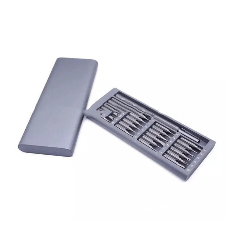 24 in 1 refined aluminum alloy screwdriver S2 steel screwdriver precision set