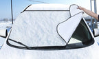 Winter front windshield antifreeze cover