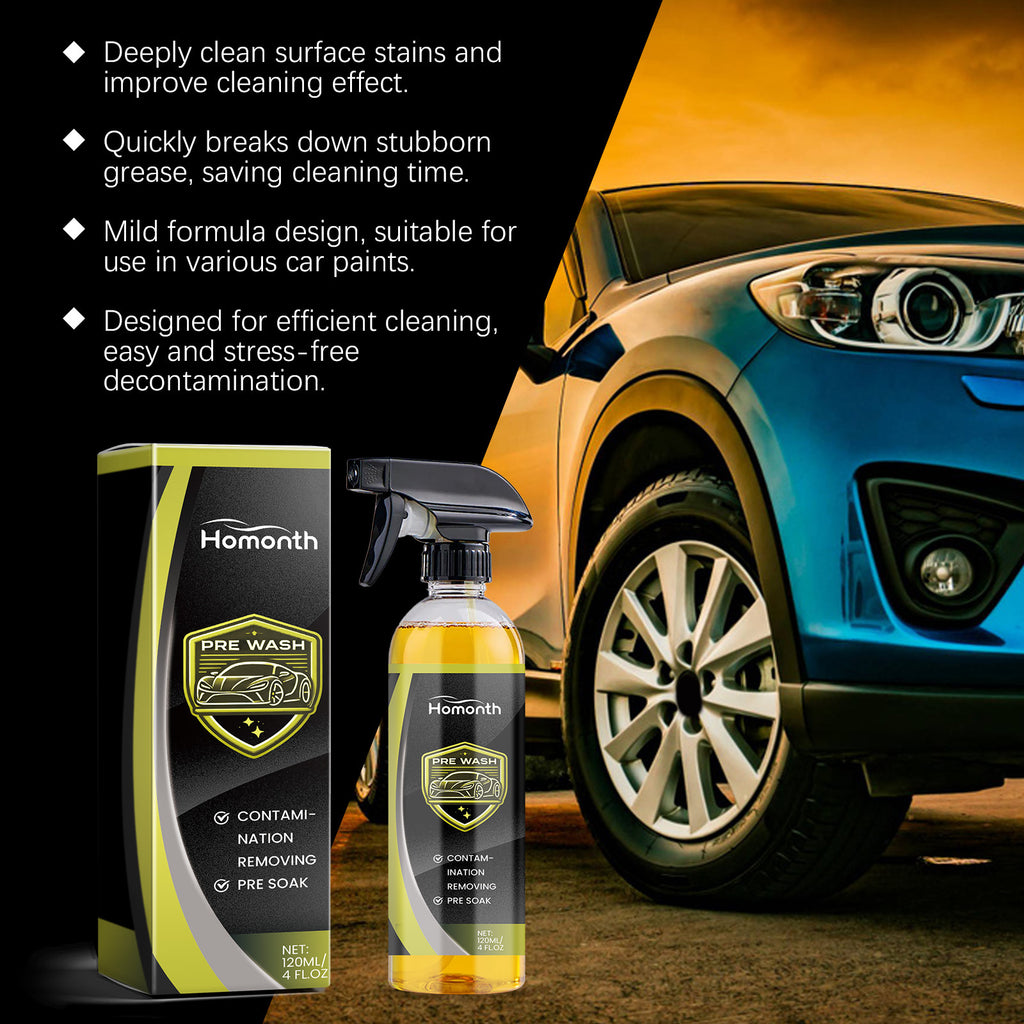 Homonth Automotive Detergent Wipe Free Car Wash Liquid Stain Removal Cleaning Protection Bright Daily Maintenance
