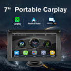 Portable Multi-functional touchscreen Car Stereo Wireless CarPlay & Android Auto