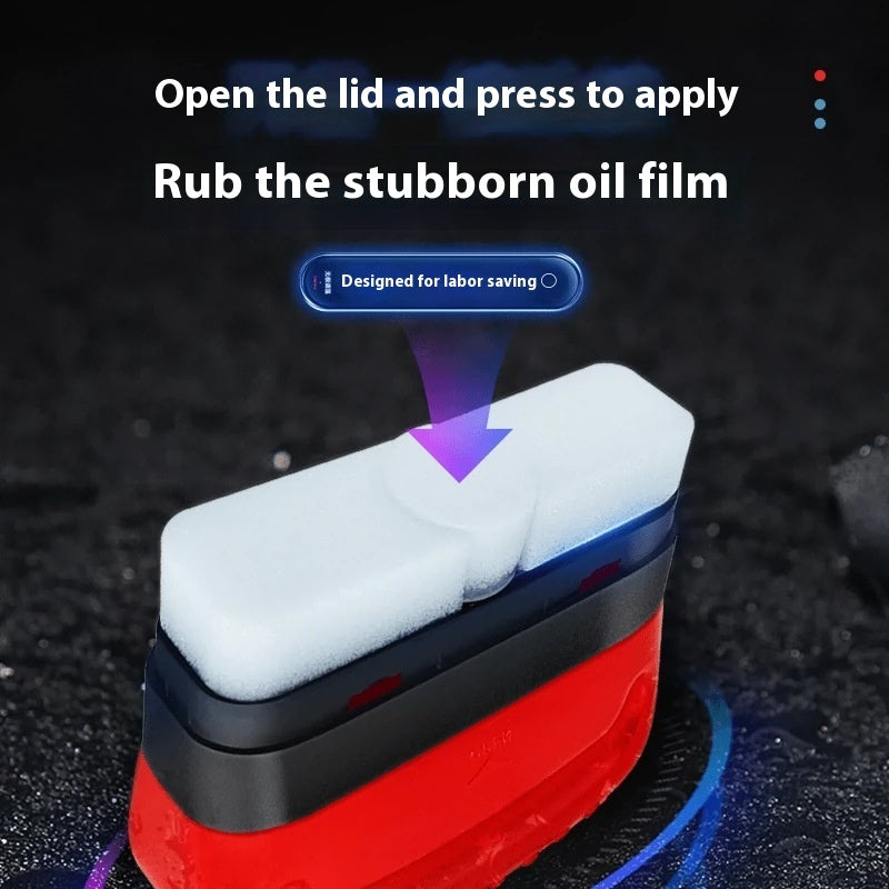 Hydrophobic car Oil Film Cleaning Brush